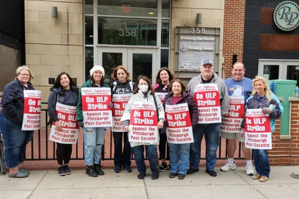 Pittsburgh Post Gazette strikers
