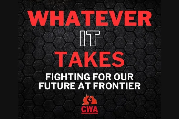 Whatever it takes - fighting for our future at Frontier in black, red and white