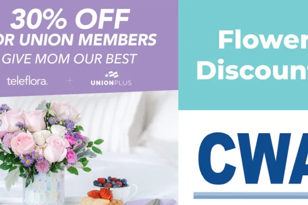 Union Plus Flower Discounts