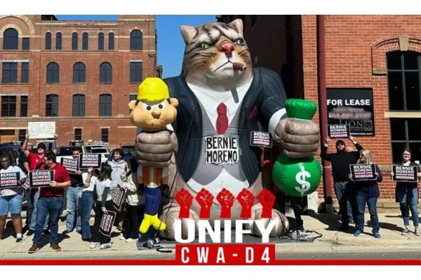 CWA D4 Rally Against Bernie Moreno's Anti-Worker Record
