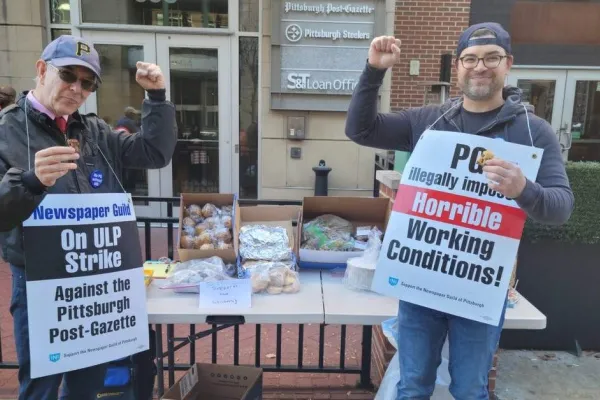 CWA Local 38061 Members Ed Blazina and John Santa