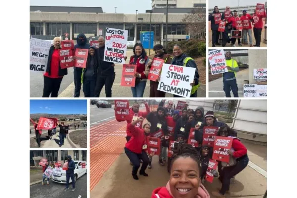 Piedmont Passenger Service and Ramp Workers Picket