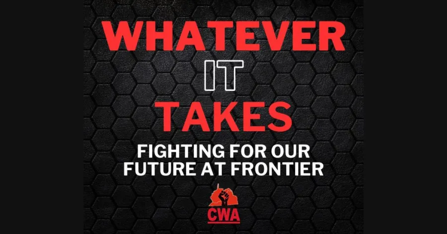 Whatever it takes - fighting for our future at Frontier in black, red and white
