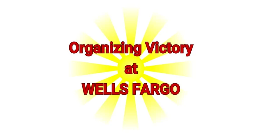 Organizing Victory at Wells Fargo with yellow rays