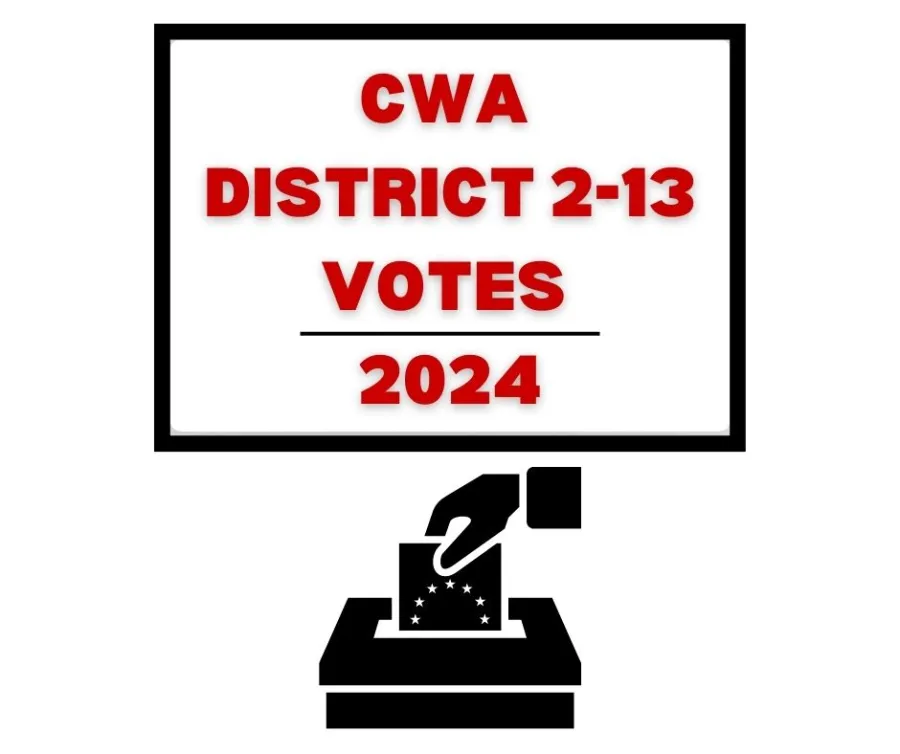 CWA District 2-13 Votes 2024