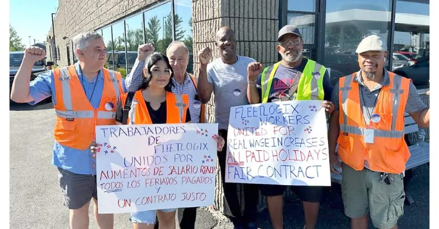 IUE-CWA Members at FleetLogix