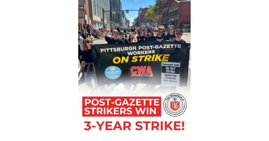 Post-Gazette strikers win 3-year strike