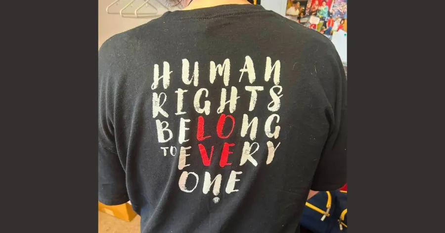 Human Rights Belong to Everyone tee shirt