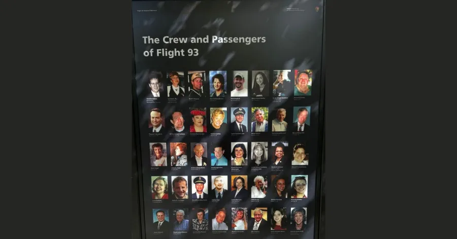 memorial photos of people lost on Flight 93
