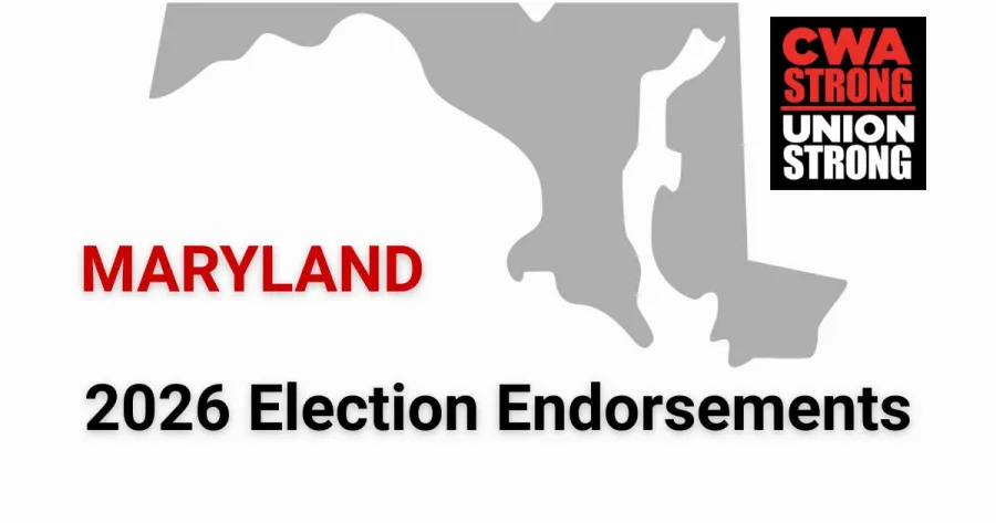 state of Maryland with text 2026 Election Endorsements