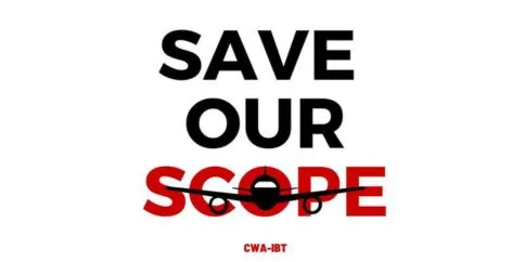 CWA-IBT Save our Scope logo