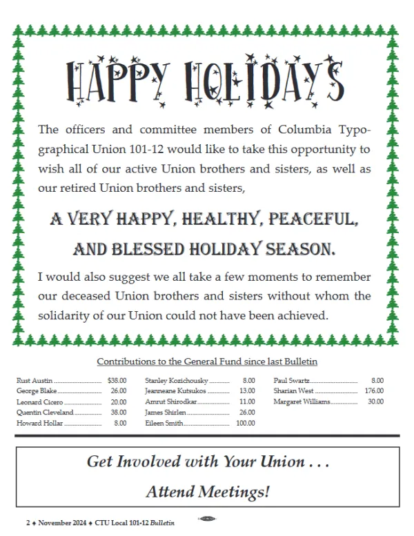 CTU 101-12 November 2024 bulletin - page 2