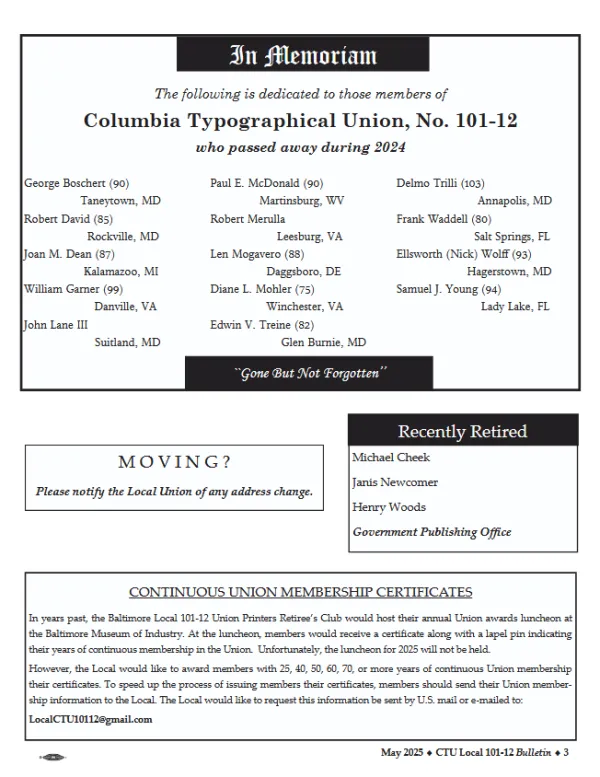 May 2025 Bulletin Pg 3