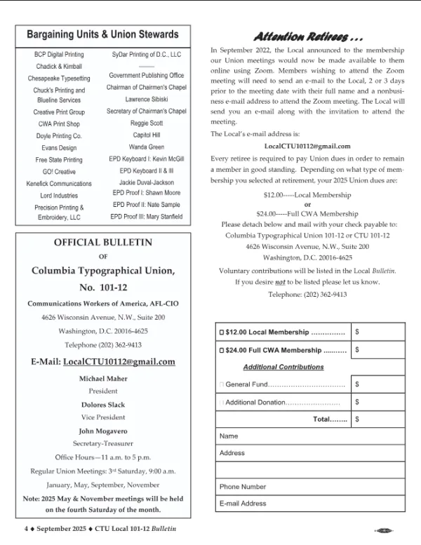 September 2025 Bulletin page 4